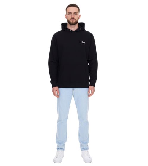 Sudadera PLAYBOY de algodón con capucha y manga larga para hombre, color negro, pe09984455