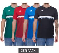 Confezione da 2 magliette da allenamento sostenibili da uomo OCEAN FABRICS TAHI con inserti in rete Maglietta fitness Maglietta a maniche corte OUT-M-1021-OTW Rosso, blu, nero, verde o bianco Confezione da 2 magliette da allenamento sostenibili da uomo OCEAN FABRICS TAHI con inserti in rete Maglietta fitness Maglietta a maniche corte OUT-M-1021-OTW Rosso, blu, nero, verde o bianco