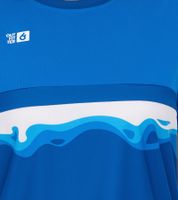 Outfitter OCEAN FABRICS TAHI Women's Sustainable Training Shirt with Mesh Inserts, Fitness Shirt, Short-Sleeved Shirt OUT-W-1021-OTW in Green, Blue, Red, Black, or Light Blue/White