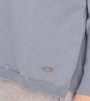 vestino Women's Crew Neck Sweatshirt, Casual Sweater, 901038 Gray