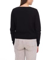Vestino Women's Bolero Cardigan with Narrow Ribbed Cuffs 901318 Black