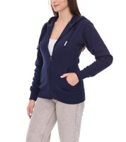 Sweat à capuche femme Elevate Arora 300 g/m2 veste pullover coton uni bleu, rouge ou bleu foncé Sweat à capuche femme Elevate Arora 300 g/m2 veste pullover coton uni bleu, rouge ou bleu foncé