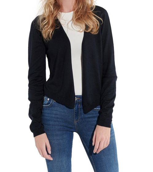 vestino Women's Bolero Cardigan with Narrow Ribbed Cuffs, Navy