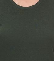 Camiseta de mujer ELEVATE Heros, camiseta lisa de algodón 150 g/m², camiseta básica, camiseta interior, verde oscuro, gris oscuro, gris oscuro jaspeado, negro, beige, verde manzana o azul claro