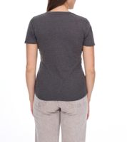 Camiseta de mujer ELEVATE Heros, camiseta lisa de algodón 150 g/m², camiseta básica, camiseta interior, verde oscuro, gris oscuro, gris oscuro jaspeado, negro, beige, verde manzana o azul claro