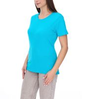 Camiseta de mujer ELEVATE Heros, camiseta lisa de algodón 150 g/m², camiseta básica, camiseta interior, verde oscuro, gris oscuro, gris oscuro jaspeado, negro, beige, verde manzana o azul claro