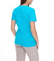 Camiseta de mujer ELEVATE Heros, camiseta lisa de algodón 150 g/m², camiseta básica, camiseta interior, verde oscuro, gris oscuro, gris oscuro jaspeado, negro, beige, verde manzana o azul claro