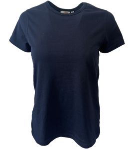 WORXWEAR Women's T-Shirt: Fashionable Crew Neck with 180gsm Short Sleeves, Navy