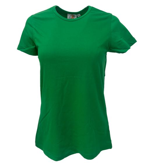 WORXWEAR women's T-shirt fashionable round neck shirt with 180gsm short sleeve shirt green