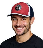 ALFA ROMEO Baseball Cap for Women or Men with Logo on the Front, Cotton Cap AFRCPF52, Dark Blue/Red/White ALFA ROMEO Baseball Cap for Women or Men with Logo on the Front, Cotton Cap AFRCPF52, Dark Blue/Red/White