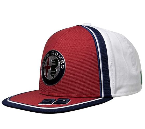 ALFA ROMEO F1 Antonio Giovinazzi Baseball Cap 2020 Season Women's and Men's Formula 1 Cotton Cap AFRCPG32 Dark Blue/Red/White