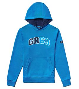 Mercedes-Benz AMG Petronas F1 George Russell Hoodie, Sustainable Girls' and Boys' Hooded Sweatshirt, Formula 1 701222314 001 Blue