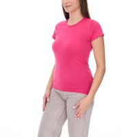 T-shirt femme WORXWEAR à col rond tendance avec manches courtes 180 g/m² rose T-shirt femme WORXWEAR à col rond tendance avec manches courtes 180 g/m² rose