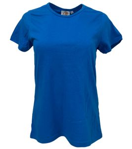 WORXWEAR Women's T-Shirt: Fashionable Crew Neck with 180gsm Short Sleeves, Blue