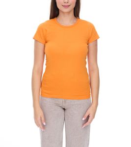 T-shirt femme WORXWEAR à col rond tendance avec manches courtes 180 g/m² Orange T-shirt femme WORXWEAR à col rond tendance avec manches courtes 180 g/m² Orange
