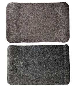 Multimat Absorbent Mat, Soft Doormat with Non-Slip Backing, 50x80cm in Brown or Gray