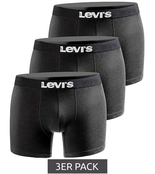 3-pack of LEVI'S Boxer Print Limited Edition Men's Boxer Shorts Underwear 701225389 001 Black