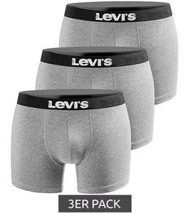 3er Pack LEVI´S Boxer Print Limited Edition Herren Boxershorts Unterhosen Unterwäsche 701225389 003 Grau