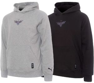 PUMA Melo Alwayz On Hoodie Sustainable Men's Hoodie Cotton Hoodie 320 g/cm² 625991 Black or Heather Grey