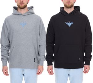 PUMA Melo Alwayz On Hoodie Sustainable Men's Hoodie Cotton Hoodie 320 g/cm² 625991 Black or Heather Grey PUMA Melo Alwayz On Hoodie Sustainable Men's Hoodie Cotton Hoodie 320 g/cm² 625991 Black or Heather Grey