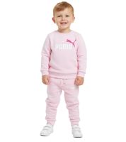 Ensemble de jogging PUMA pour enfants (garçons et filles), 2 pièces : pantalon de jogging, pull à col rond, en coton, référence 627915, gris ou rose