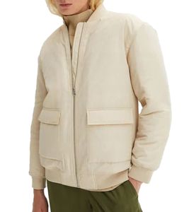 Giacca bomber blouson da donna sostenibile con collo alto, giacca di transizione 930683 beige