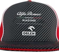 ALFA ROMEO Racing Orlen F1 Season 2020 Baseball Cap Formula 1 Women's and Men's Cotton Cap Roberta Kubicy Gray/Red/White Flat or Curved Brim ALFA ROMEO Racing Orlen F1 Season 2020 Baseball Cap Formula 1 Women's and Men's Cotton Cap Roberta Kubicy Gray/Red/White Flat or Curved Brim