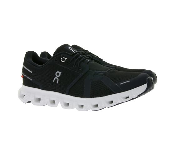 ON Running Cloud 6 Herren Sneaker nachhaltige Lauf-Schuhe mit CloudTec und Speedboard 3MF10070299 Schwarz