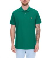 POLO RALPH LAUREN Men's Polo Shirt Custom Slim Fit Cotton Shirt Short-Sleeved Shirt Basic Shirt 710937293015 Green/Orange POLO RALPH LAUREN Men's Polo Shirt Custom Slim Fit Cotton Shirt Short-Sleeved Shirt Basic Shirt 710937293015 Green/Orange