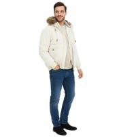 Herren Funktionsjacke mit Fellkapuze in Blousonform Outdoor-Jacke 967556 Beige Herren Funktionsjacke mit Fellkapuze in Blousonform Outdoor-Jacke 967556 Beige