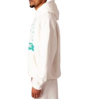 Sweat à capuche pour homme MARY JANE BERLIN avec logo ou imprimé, sweat à capuche en coton tendance 2406-4-SW, blanc ou bleu clair Sweat à capuche pour homme MARY JANE BERLIN avec logo ou imprimé, sweat à capuche en coton tendance 2406-4-SW, blanc ou bleu clair
