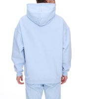 Sweat à capuche pour homme MARY JANE BERLIN avec logo ou imprimé, sweat à capuche en coton tendance 2406-4-SW, blanc ou bleu clair Sweat à capuche pour homme MARY JANE BERLIN avec logo ou imprimé, sweat à capuche en coton tendance 2406-4-SW, blanc ou bleu clair