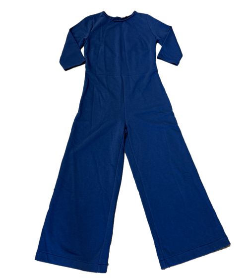 Be Wear Damen Jumpsuit modischer Freizeit-Einteiler mit betonter Taille Ausgeh-Jumpsuit B174 Blau