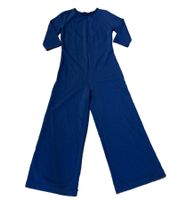 Be Wear Women's Jumpsuit, Fashionable Leisure One-Piece with a Defined Waist, Evening Jumpsuit B174 Blue