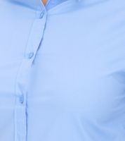 ELEVATE Hamell Langarm-Hemd schlichtes Damen Blusen-Hemd Popelin Bluse Hellblau oder Schwarz