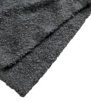 Abito midi da donna morbido, abito basic in filato bouclé, abito a maniche lunghe, taglia 935820, grigio