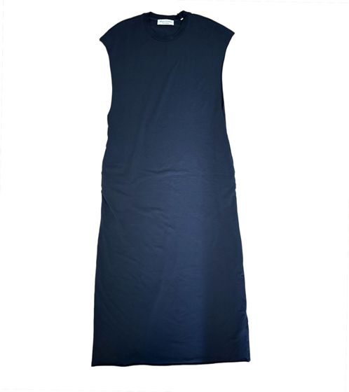 Marc O´Polo Damen Midi-Kleid Basic-Kleid stylisches Kurzarm-Kleid 203 3087 59145 Anthrazit