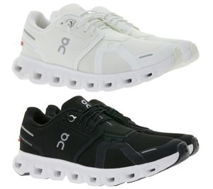 ON Running Cloud 6 Women's Sustainable Running Shoes with CloudTec and Speedboard 3WF1006 in Black or White