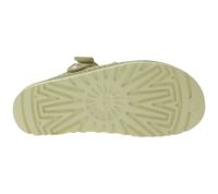 UGG Australia Goldenstar Slide, sandali con plateau da donna in vera pelle sostenibile con suola in EVA e chiusura in velcro, 1167399, beige o marrone