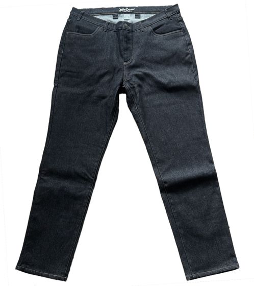 Damen Thermo-Jeans aus Baumwolle Denim-Hose im 4-Pocket-Style Alltags-Jeans Baumwoll-Hose 967273 Schwarz