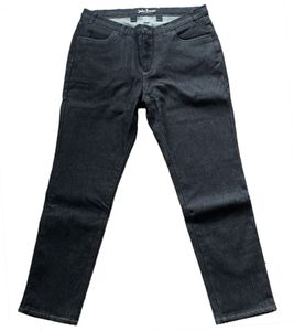 Jeans termici da donna realizzati in denim di cotone, modello a 4 tasche. Jeans per tutti i giorni. Pantaloni in cotone 967273 Nero.