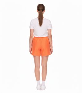 Pantalón corto de entrenamiento para mujer OCEAN FABRICS, pantalón deportivo sostenible Tahi Match OUT-W-1032-OTW Naranja