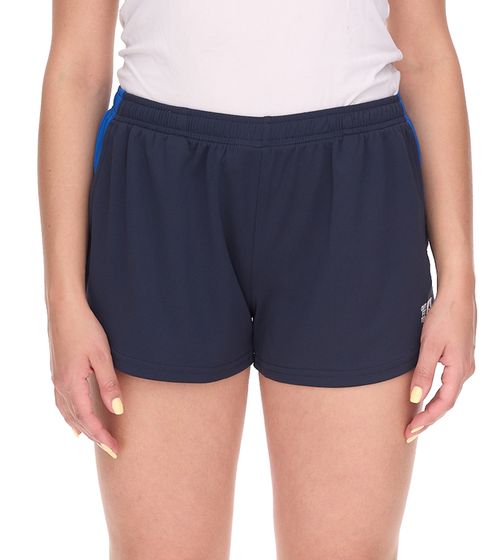 Outfitter OCEAN FABRICS fitness shorts for women sustainable sports pants Tahi Training OUT-W-1025-OTW Navy/Blue