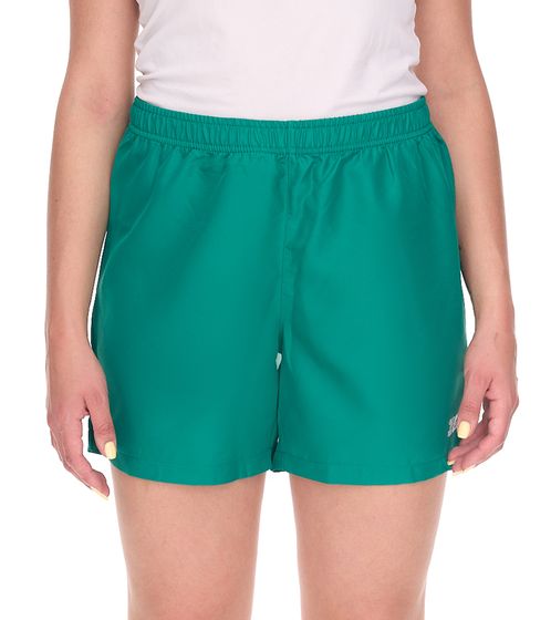 Outfitter OCEAN FABRICS training shorts for women sustainable sports pants Tahi Match OUT-W-1032-OTW green