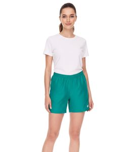 Pantalón corto de entrenamiento para mujer OCEAN FABRICS, pantalón deportivo sostenible Tahi Match OUT-W-1032-OTW verde
