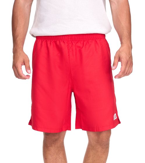 Outfitter OCEAN FABRICS Trainings-Shorts für Herren nachhaltige Sport-Hose Tahi Match OUT-M-1032-OTW Rot