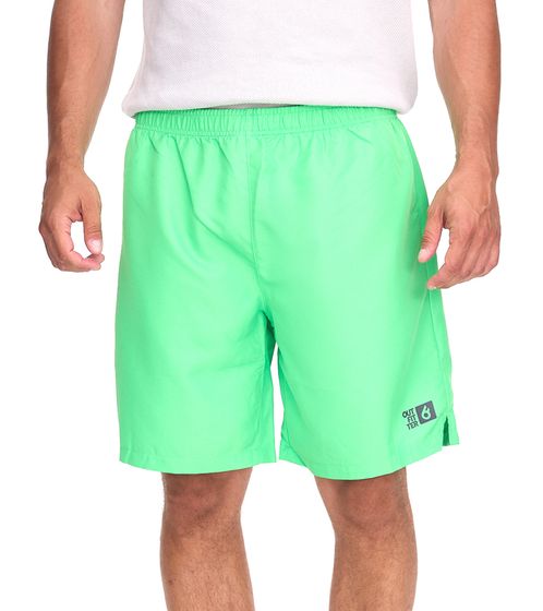 Outfitter OCEAN FABRICS Trainings-Shorts für Herren nachhaltige Sport-Hose Tahi Match OUT-M-1032-OTW Hell-Grün
