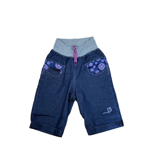 Crazy Aria Damen Shorts modische Wander-Hose Denim-Hose Baumwoll-Jeans S24016134D-00 15 Navy
