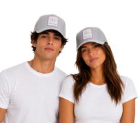 Beechfield Trucker Cap, Cotton Cap, Baseball Cap with "LEGALIZED" Embroidery, Black/White or "MARY JANE BERLIN" Gray