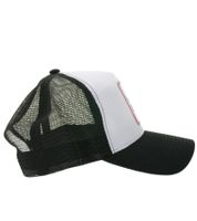 Gorra de camionero Beechfield de algodón con bordado "LEGALIZED" en blanco y negro o "MARY JANE BERLIN" en gris. Gorra de camionero Beechfield de algodón con bordado "LEGALIZED" en blanco y negro o "MARY JANE BERLIN" en gris.